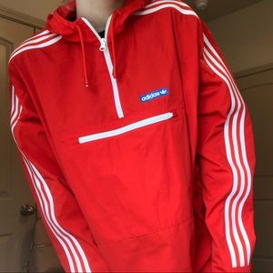 Adidas 3/4 Zip Windbreaker